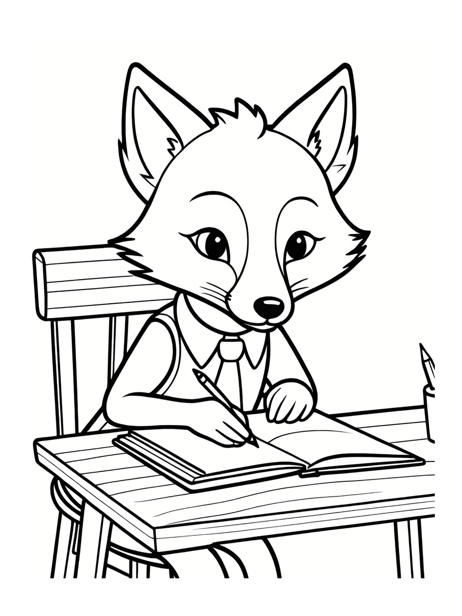 HAPPY ANIMAL COLOURING PAGES